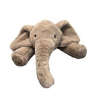 Cartoon Elephant Plush Toy Doll  Soft Stuffed Animal with Floppy Trunk and Ears, Cozy Lying Elephant Plushie for Childrens Sleep, Cuddle Pillow or Bed