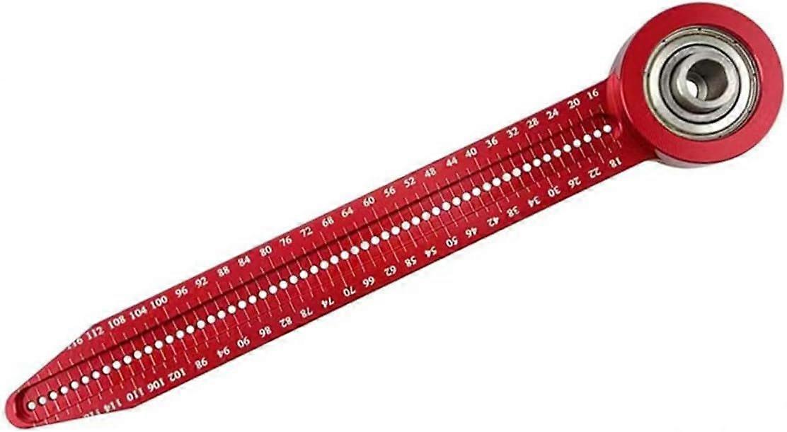 Mini Drawing Compass, Ruler and Woodworking Ruler with Circle Scriber and Multifunctional Plotter Tool