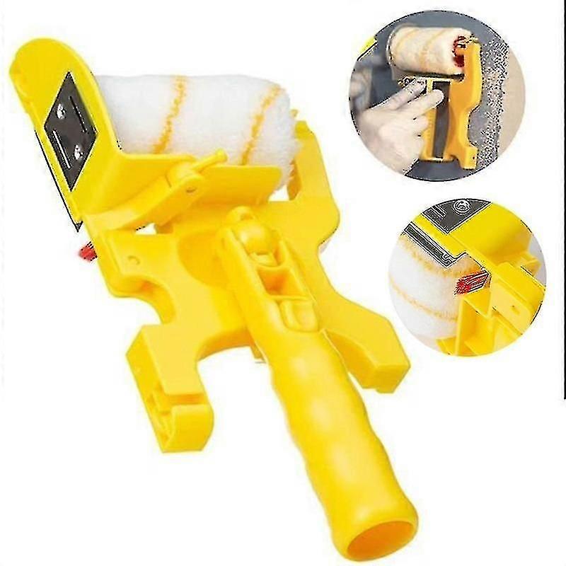 Professional Paint Roller, Replacement Paint Roller Packs With Multifunctional Brush Tool
