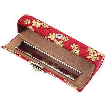 Vintage Lipstick Case Lipstick Storage Box with Mirror for Storage 5Pcs