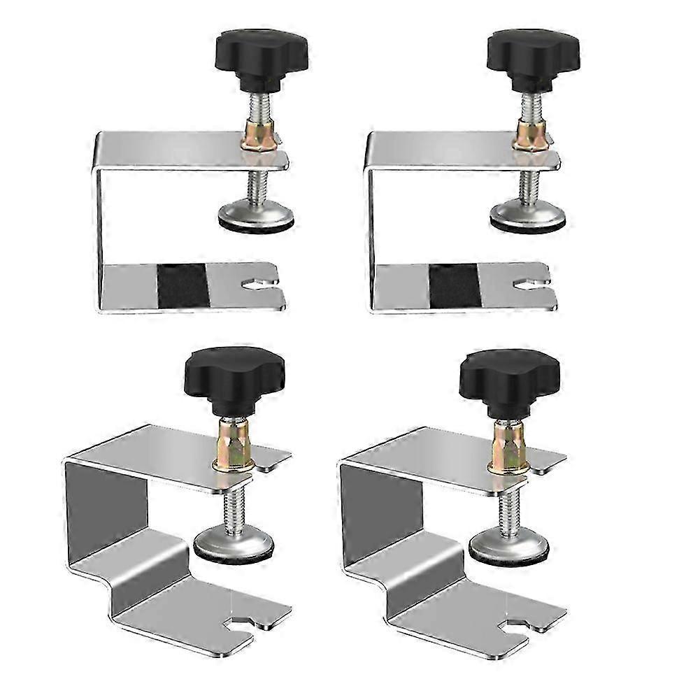 4PCS C Clamp Cabinet Hardware Jig Drawer Fixing Clip compatible with Install Door Drawer Front Knobs Pulls Hand