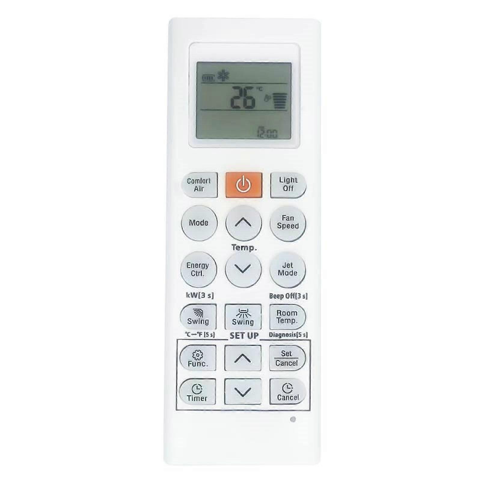For LG Air Conditioner AKB75415310 Replacement Remote Control
