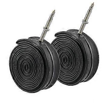 2 Pack 700x35-43c Road Bike Replacement Inner Tubes Presta Valve compatible with Road Bikes,80mm