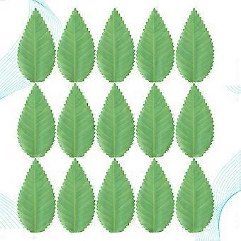 200pcs Resin Simulation Split Leaf Japanese Sashimi Seafood Leaf Decoration Lifelike Green Plants for Sushi Dish Decor (Light Green)