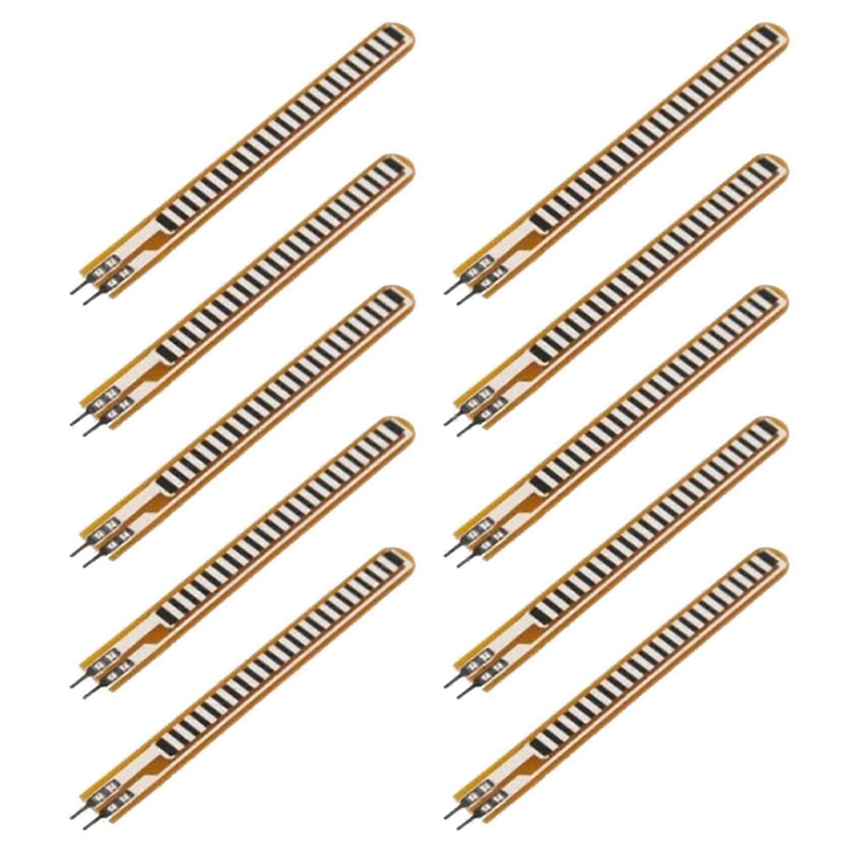 10X Flex Sensor 2.2 Inch Flex Sensor compatible with Manipulator Electronic Glove Accessories Flex2.2Inch Flex Sensor