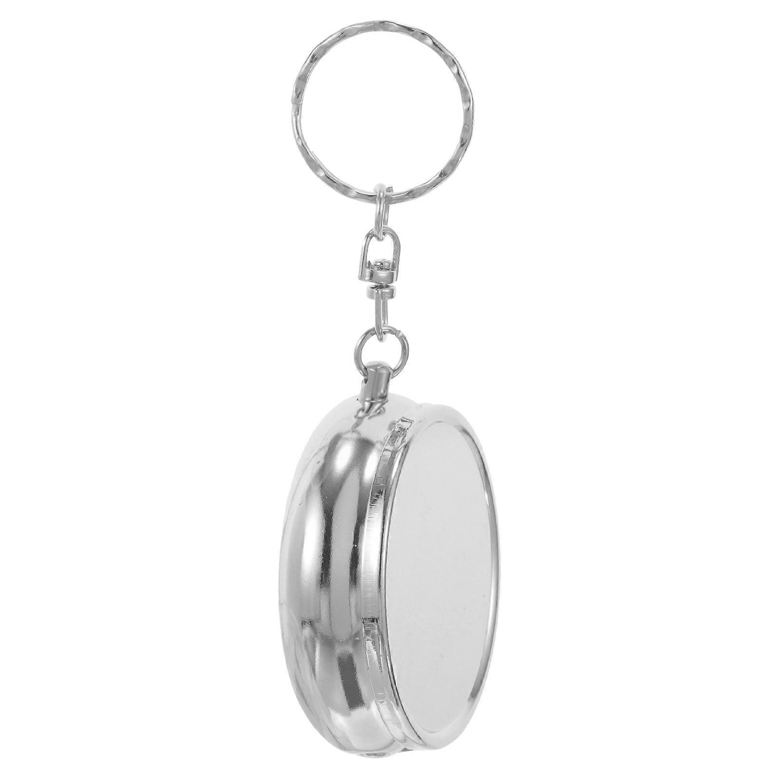 Portable Ashtray Keychain Metal Small Ashtray Multipurpose Storage Case