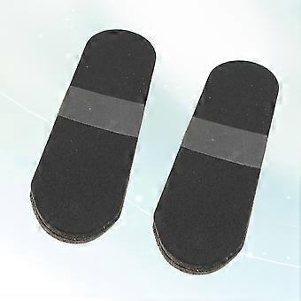 Fußpflege-Schleifpapier-Knöchelentferner mit Selbstklebefunktion, 10 Stück, Schwarz