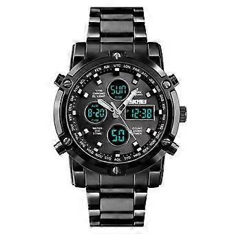 SKMEI 30m Wasserdichte Armbanduhr mit großem Zifferblatt