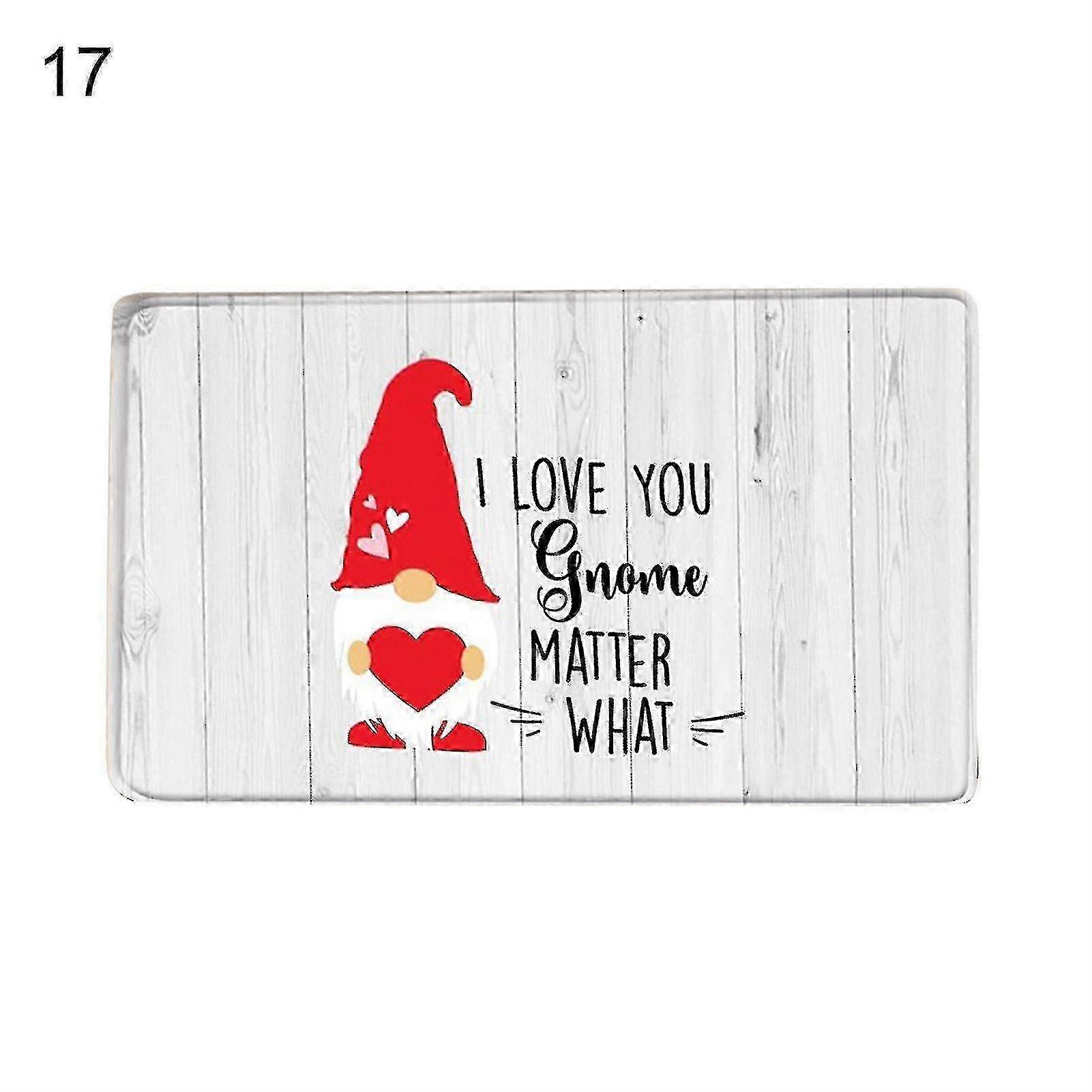 Chic Welcome Mat Flocking Multifunctional Gnome