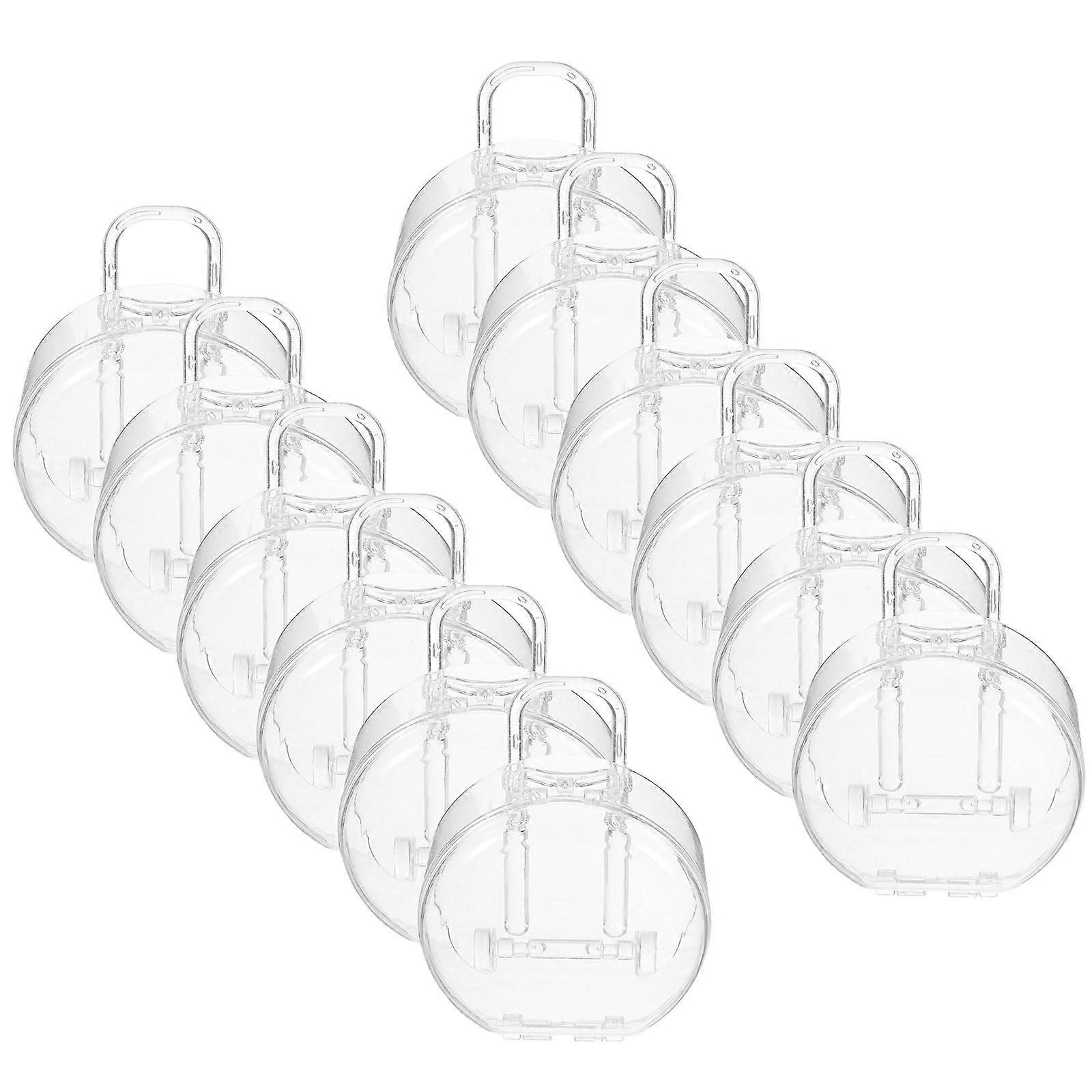 Wedding Candy Boxes for Storage 36Pcs Transparent Mini Suitcase Gift Boxes