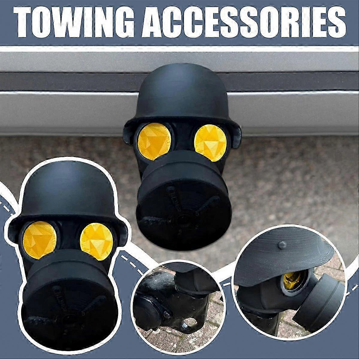 Trailer Coupling & Secure Hook Dust Plug Protector Cover Cap