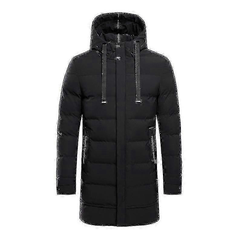 Men's Long Parka Jacket Winter Coat M