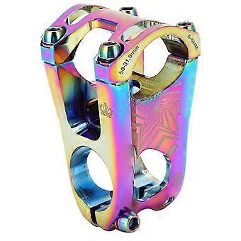 Aluminium Alloy Bicycle Short Stem 50mm Mountain Bike XC AM Bicycle Stem compatible with 31.8mm HandlebarColorful