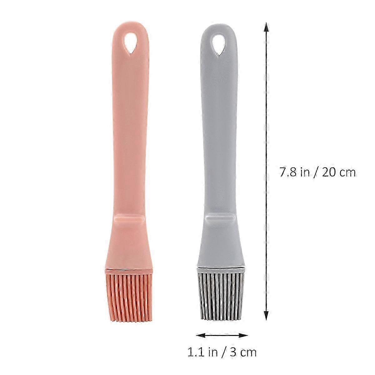 Kitchen Silicone Basting Brush compatible with Cooking 2Pcs Pastry Brushes