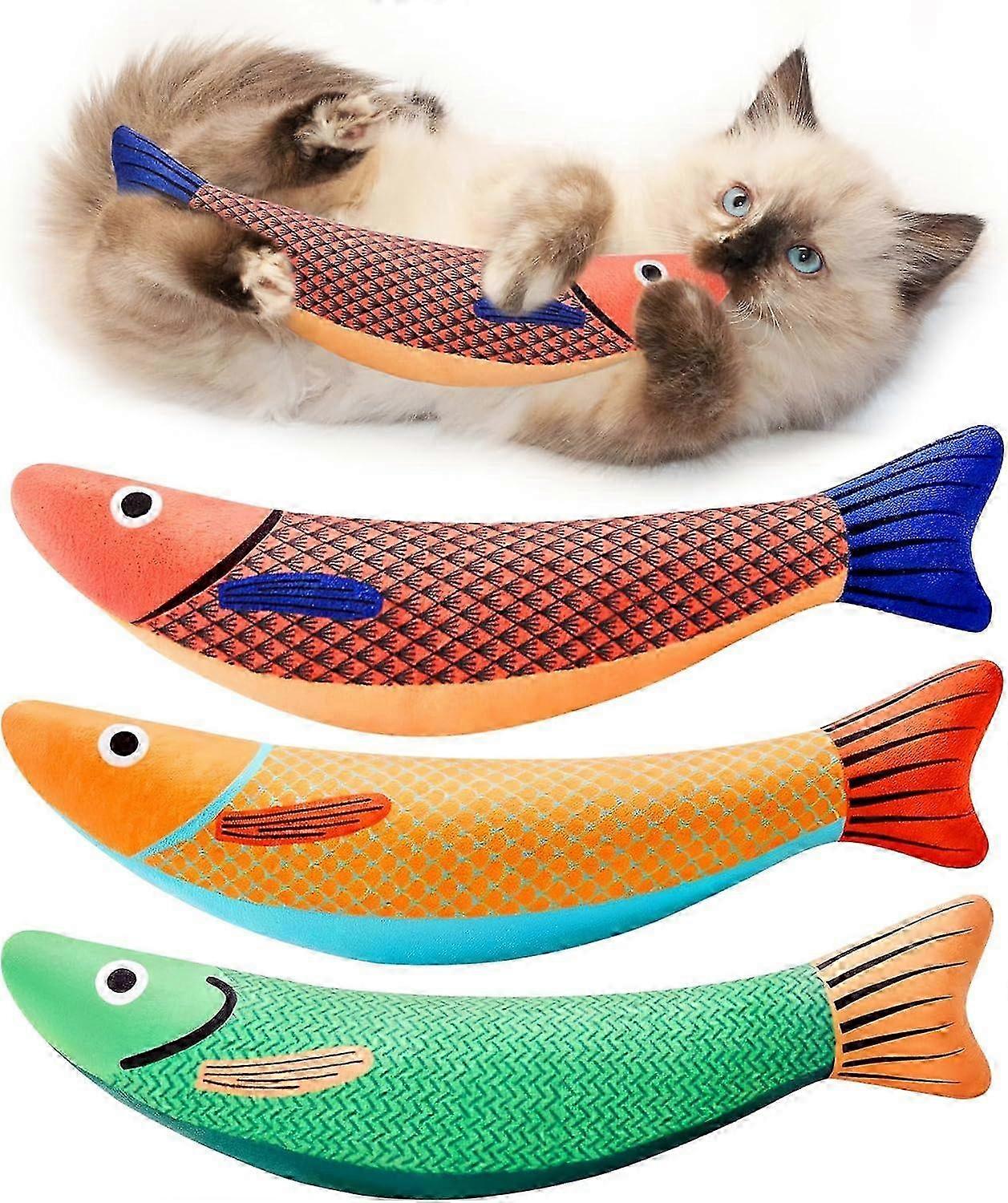 Organic Catnip Fish Kicker Set