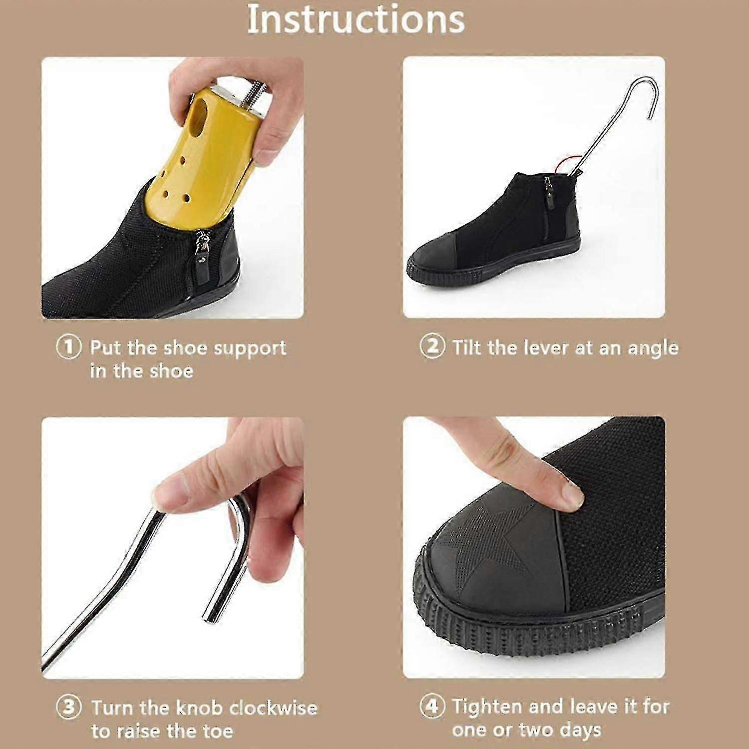 Adjustable Rust-Proof Metal Shoe Stretcher