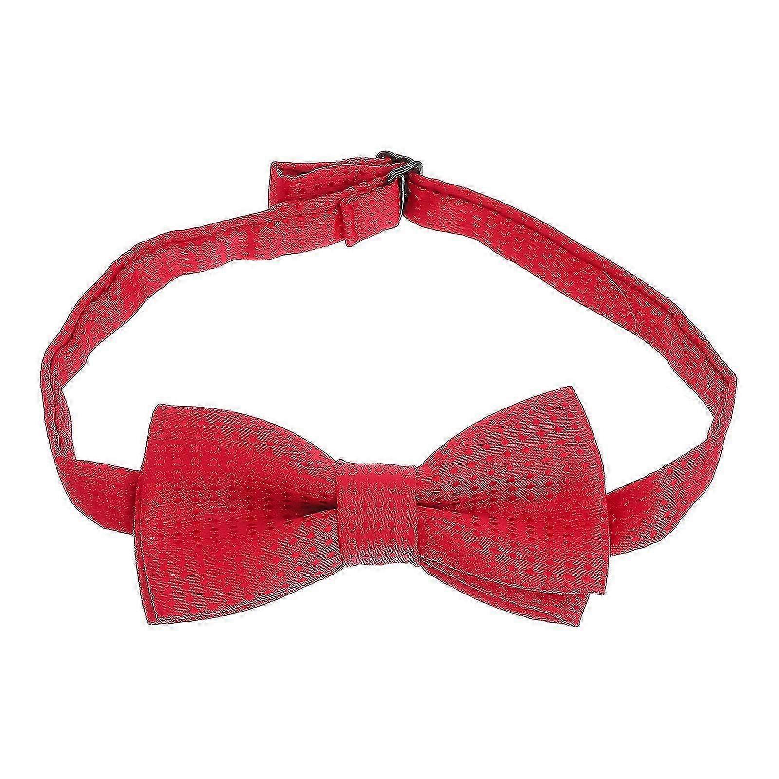 Double-Layer Red Dot Pet Bow Tie