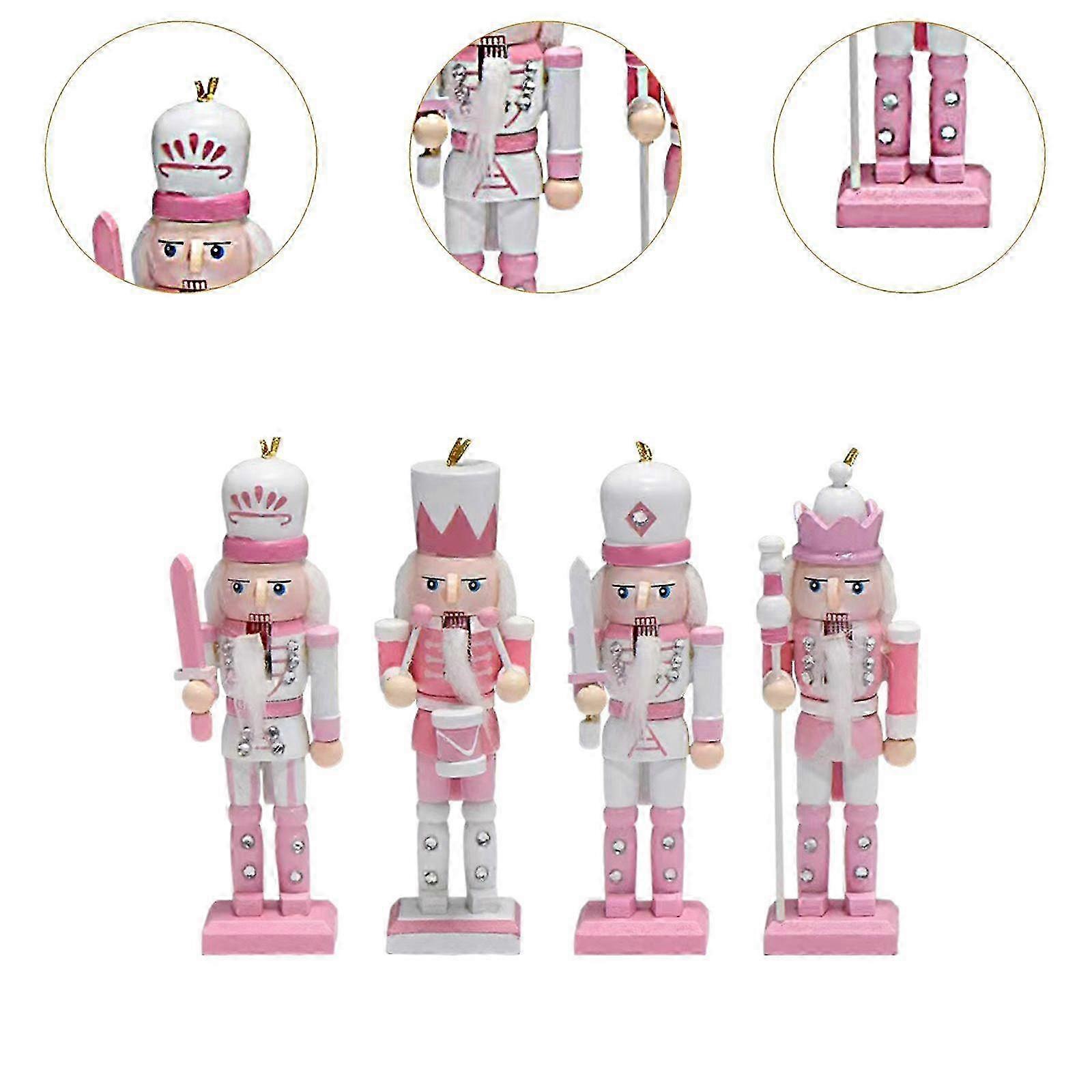Wooden Nutcracker Figurines Set