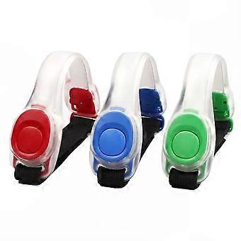LED Silicone Running Belt, Adjustable Waterproof & Reflective Strap for Night Running