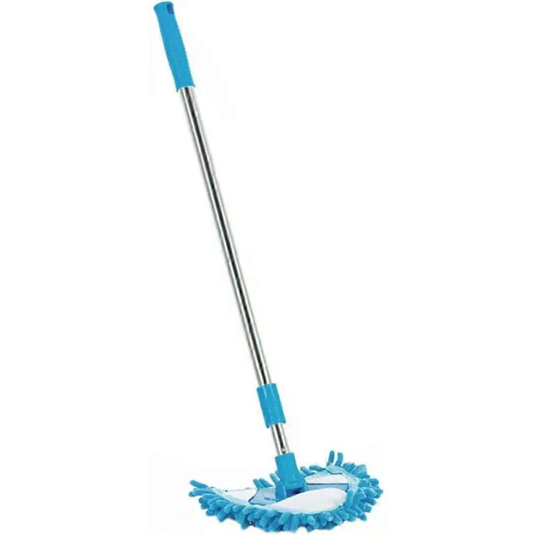 Mini Triangular Telescopic Mop Plastic Rotatable Cleaning Tool