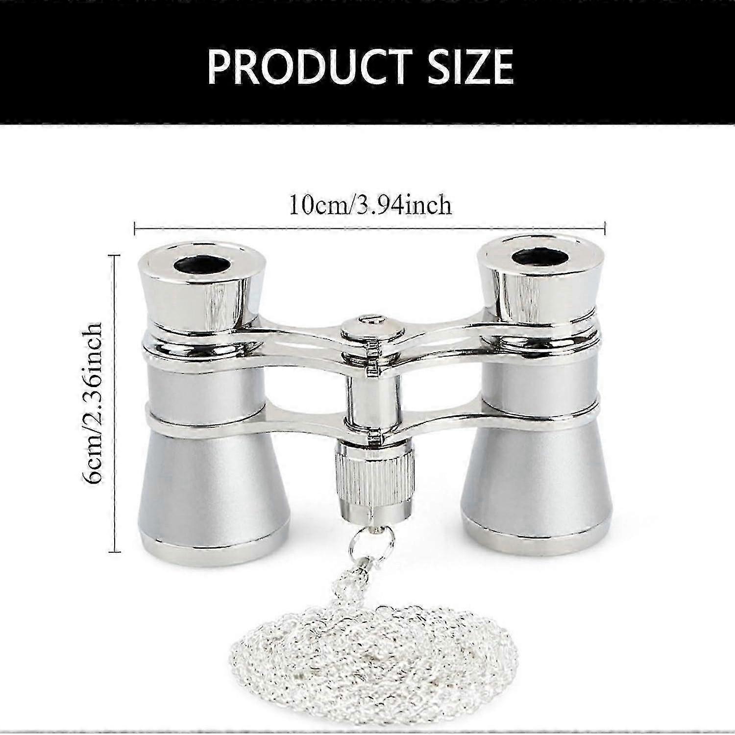 Durable Compact Aluminum Opera Glasses
