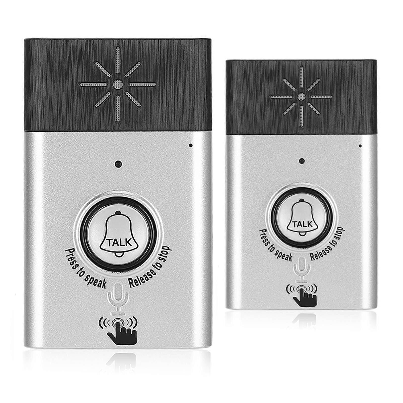 Wired Doorbell Intercom System, TwoWay Audio, LED, Indoor Outdoor Home Security Kit