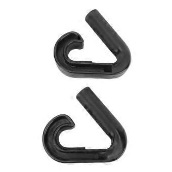 Antislip Neutrale Handgrepen voor Optrekstang Heavy Duty Ergonomische Haken - Pakket van 2 voor Veelzijdige Trainingen, Gewichtscapaciteit Tot 220 Lbs