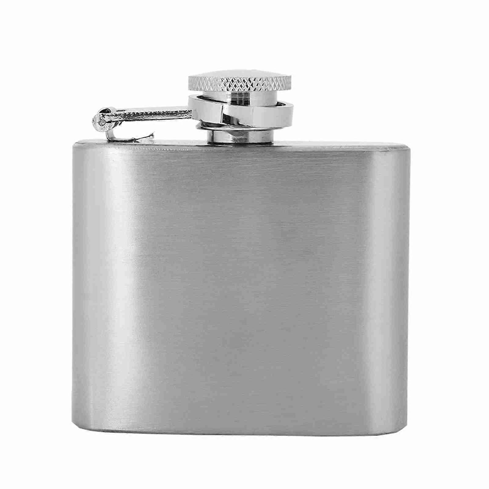 2oz Stainless Steel Flask Compact Leakproof