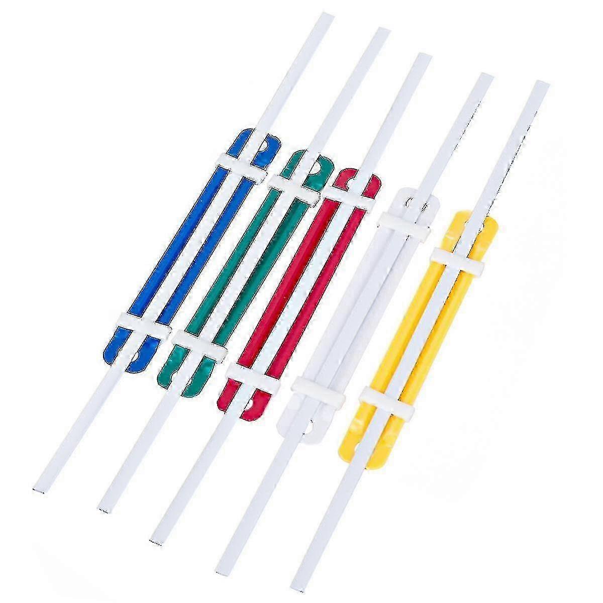 Durable Two-Hole Plastic Document Clips