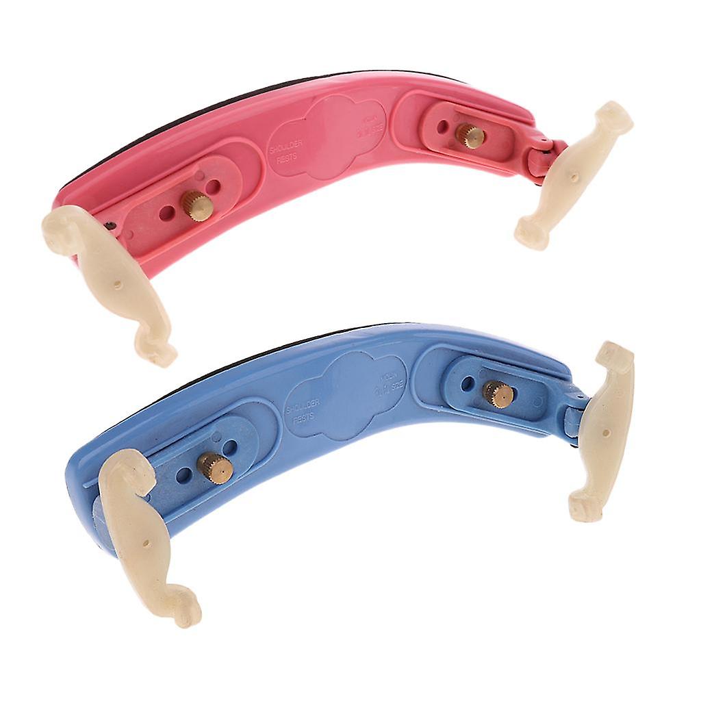 2 Stück verstellbare Violine Schulterstütze Pad Halter für 1/2 1/4 Violine