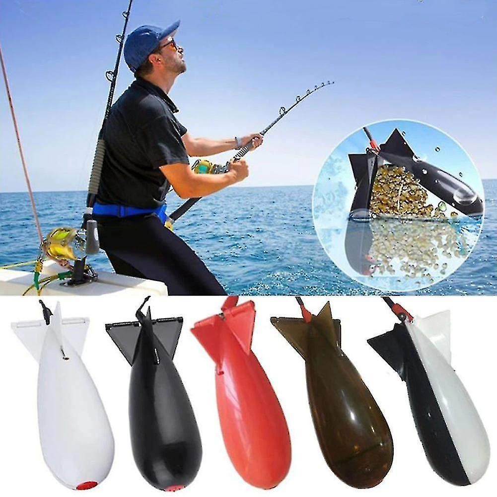 Carpe Pêche Tacle Grand Rocket Float Conteneur Attirer Carpe Nid Appât Feeder Float Thrower