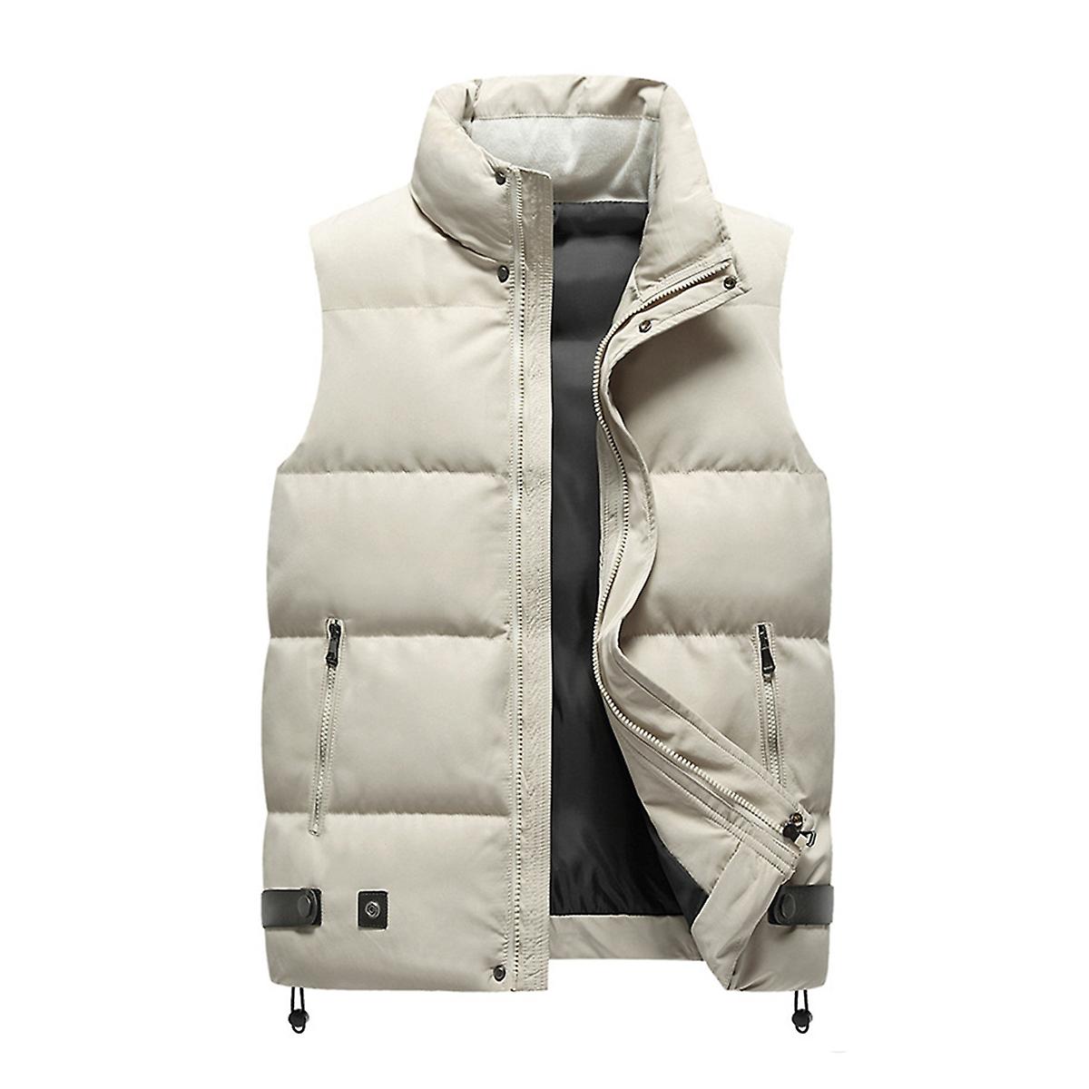 Cloudstyle Winter Casual Thickened Warm Stand Up Collar Chaleco Acolchado