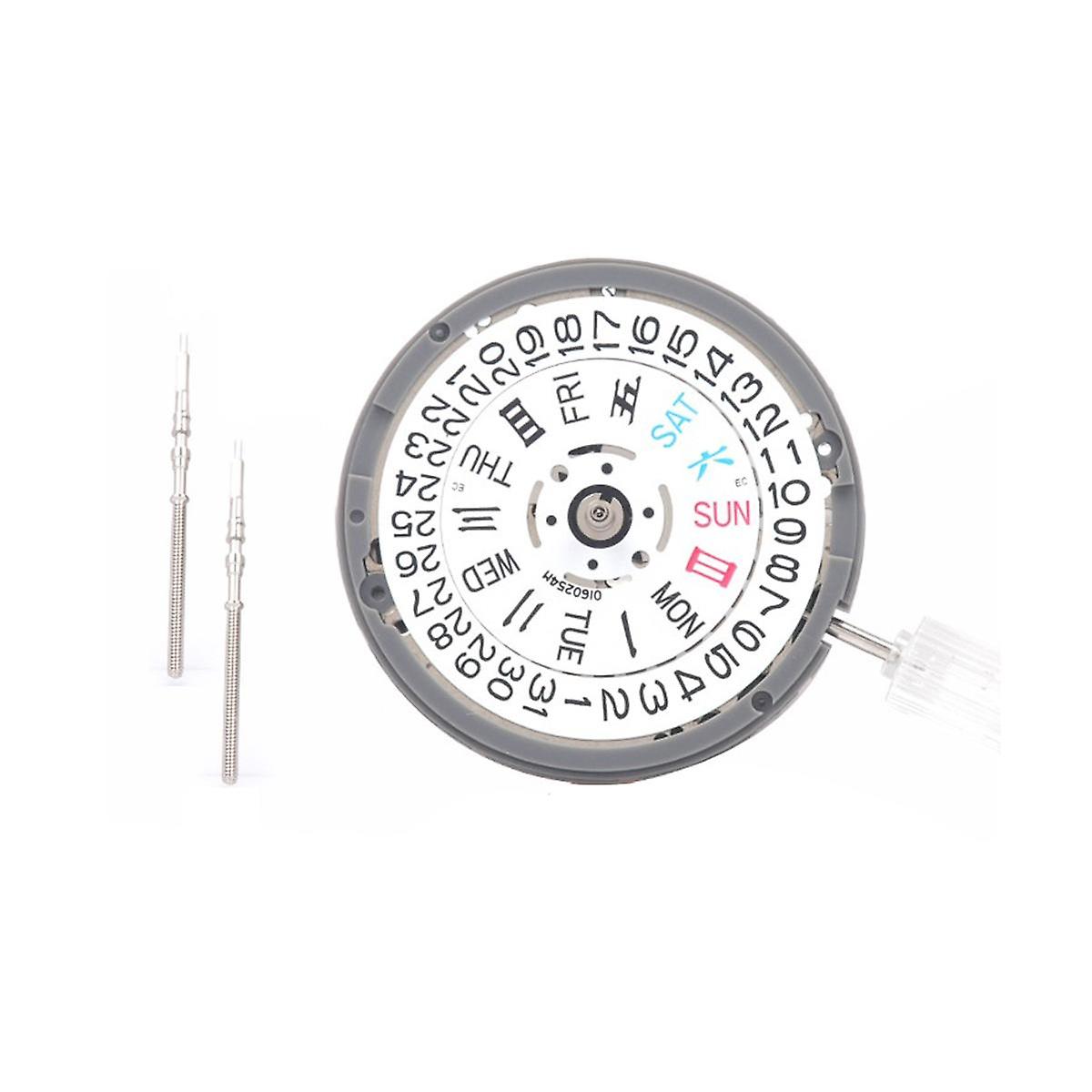 NH36 NH36A Movement Automatic Mechanical Movement 3 Digit Double Calendar Replacement 4R36/7S36 Wat