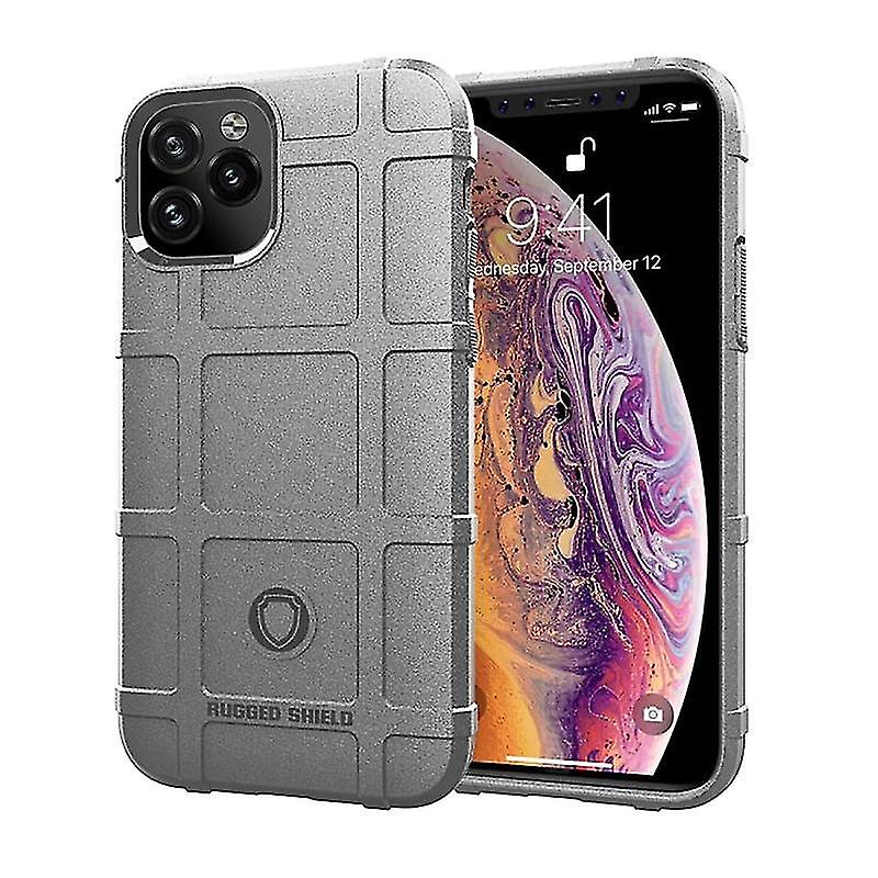 For Iphone 12 / 12 Pro Full Coverage Shockproof Tpu Case(grey)