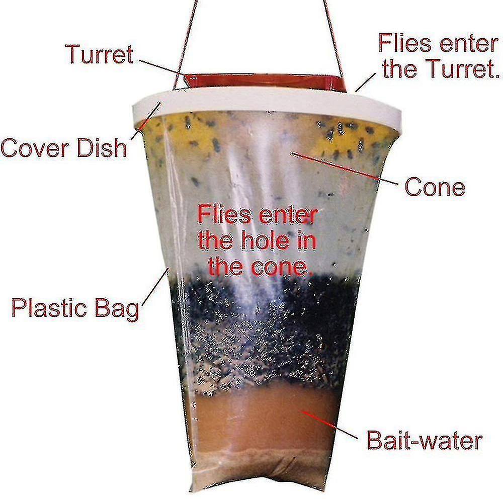 Red Top Fly Trap X 2 High Quality