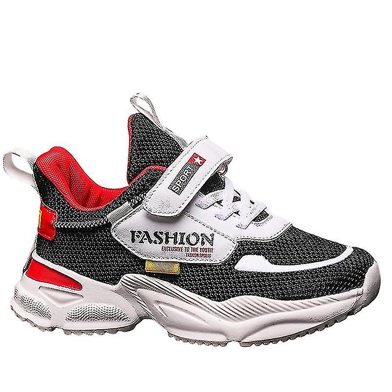 Boy's Tape Athletic Gym Round Toe Running Shoes Jogging Nonslip Ers