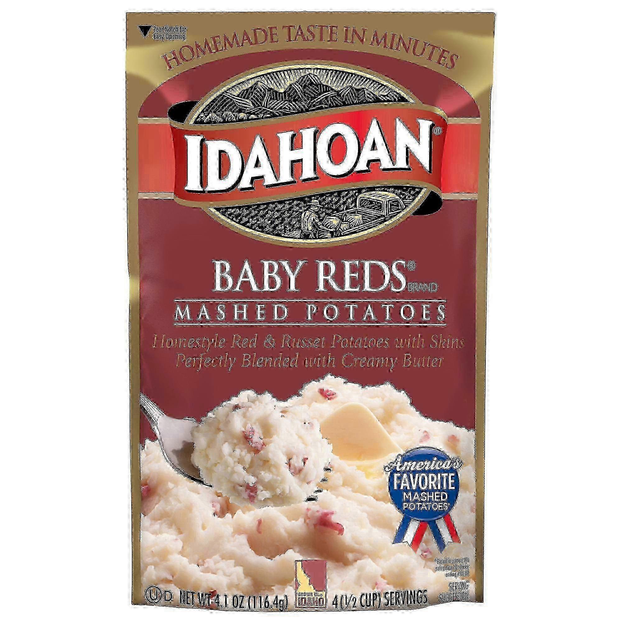 Idahoan Gluten Free Baby Reds Mashed Potatoes, 4 Oz