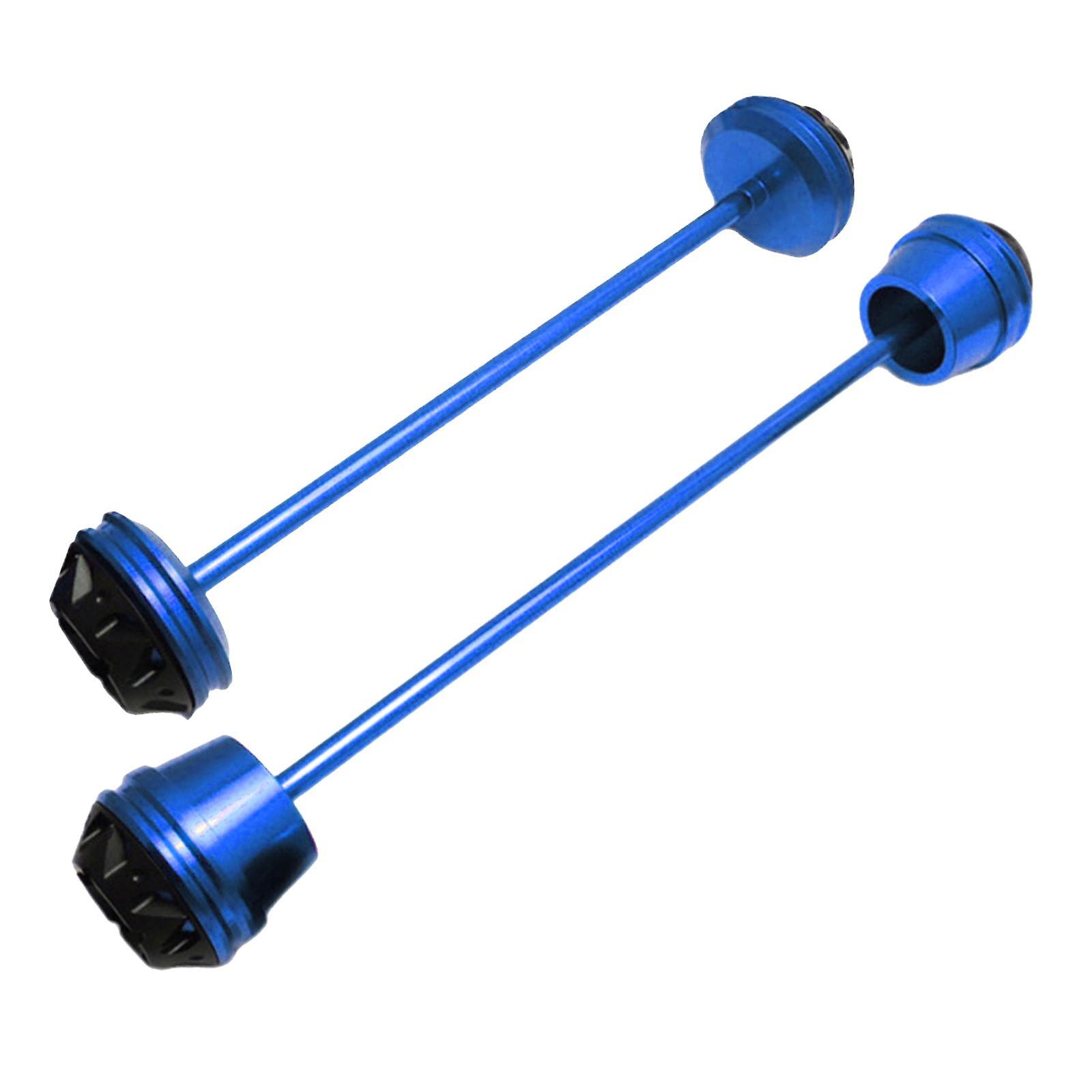 CNC Wheel Fork Axle Sliders For Yamaha MT07 MT-07 FZ07 blue
