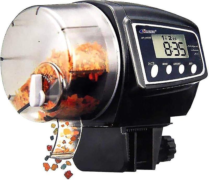 Fish Tank Automatic Feeder Aquarium Feeder With Lcd Screen For Aquarium (af-2009d)