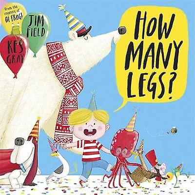 How Many Legs by Kes Gray Paperback Book