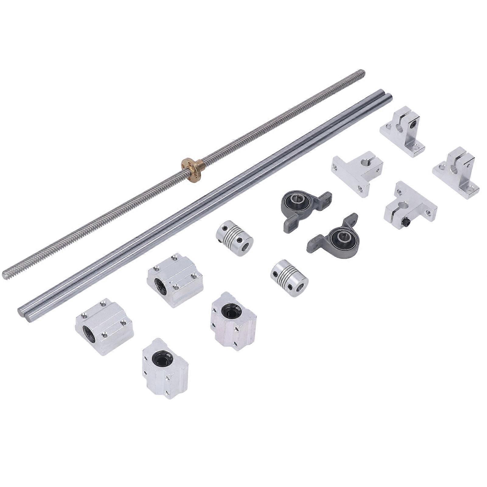 مجموعة برغي الرصاص 400 مم محاور بصرية الرصاص برغي السكك الحديدية رمح دعم وسادة كتلة تحمل انزلاق كتلة كيت 