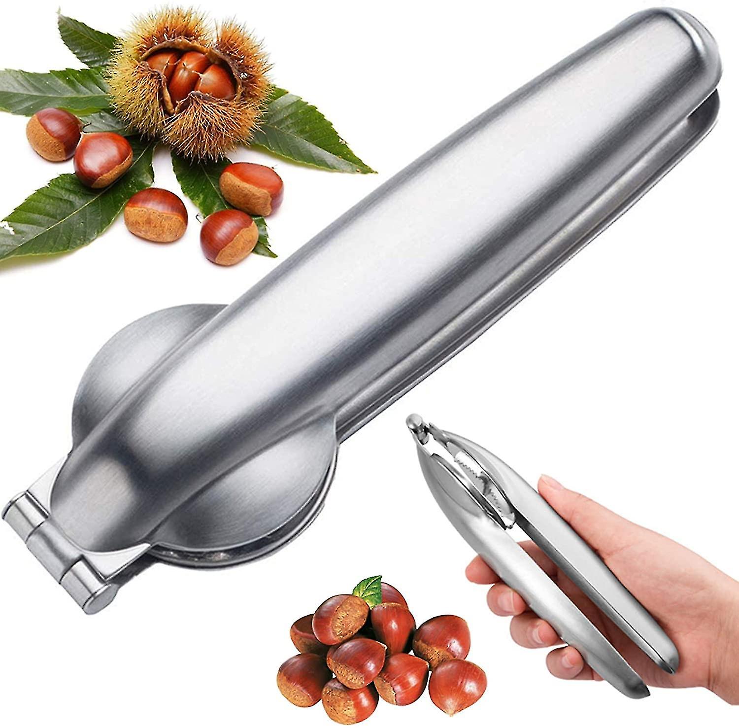 Stainless Steel Chestnut Clip Nut Cracker Sheller Kitchen Tools