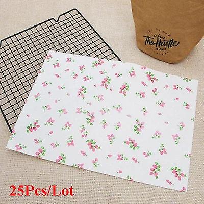 ورق البرشمان سلة بطانة مقاومة للشحوم ورق زيت ، أغلفة ساندويتش خبز برجر بطاطس - أبيض / بني ، أدوات الخبز