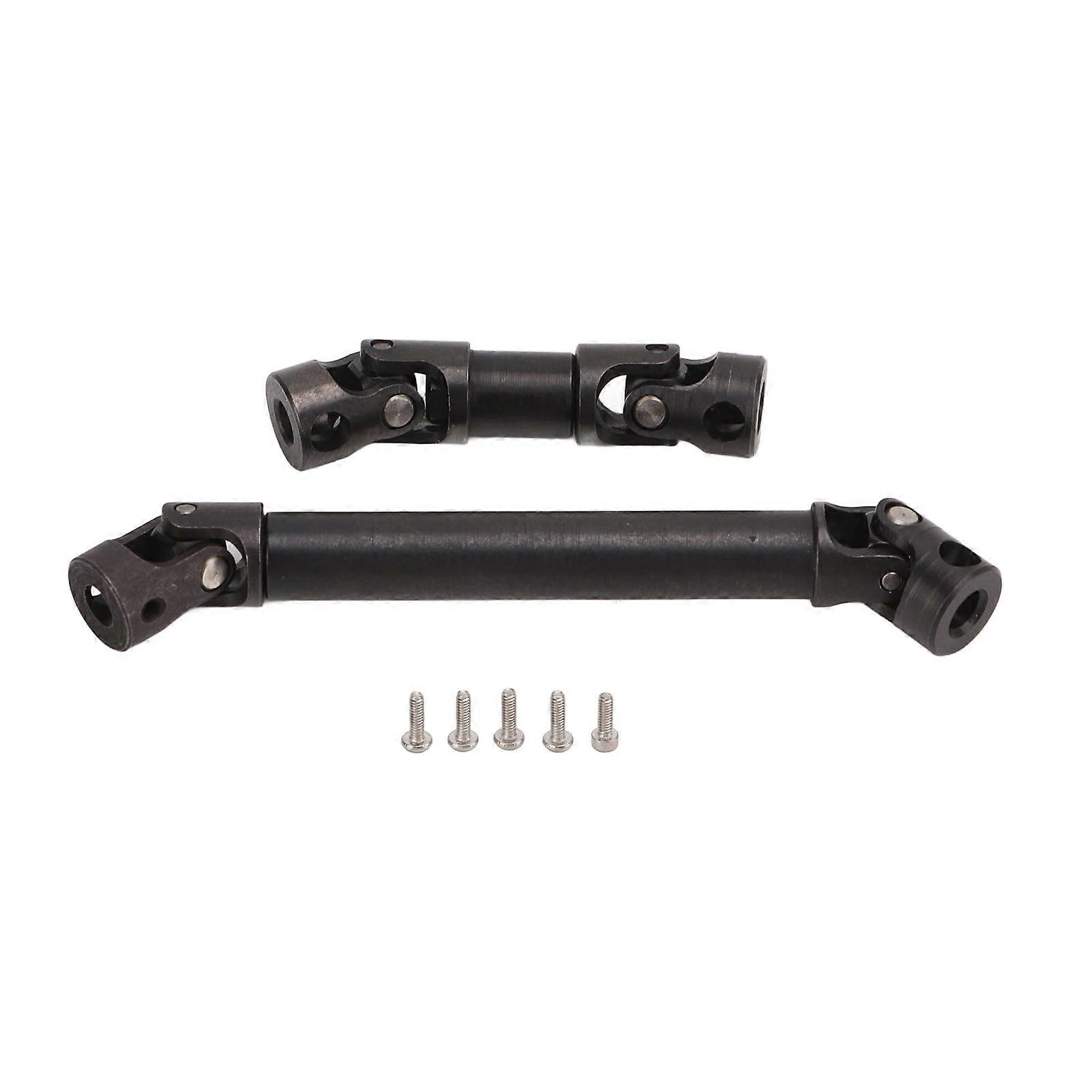 RC Steel Front Rear Drive Shafts CNC Steel Construction Enhanced Performance 1/24 RC Drive Shaft for AXI90081 for SCX24