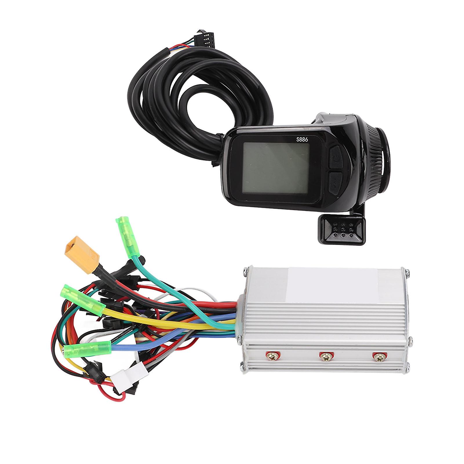 36V-60V 350W Brushless Motor Controller Kit with LCD Display for E-Bikes