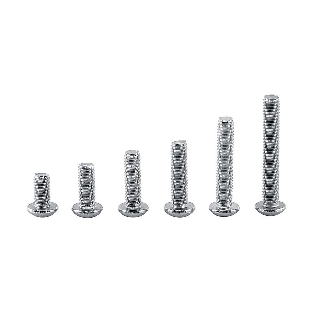 M3 A2 Stainless Steel Hex Socket Screws Bolt and Hex Nuts Assortment(Button head)