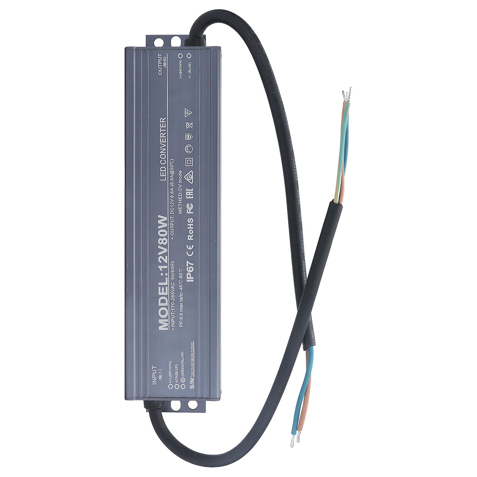 YICHUHAOXI 75W 12V Power Supply IP67 Waterproof LED Driver AC To DC Low Voltage Transformer With