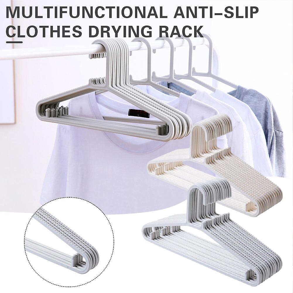 Non-Slip Clothes Hanger with Bottom Hooks Windproof Anti-drop Stable Hanger for Aldult Clothes Suit