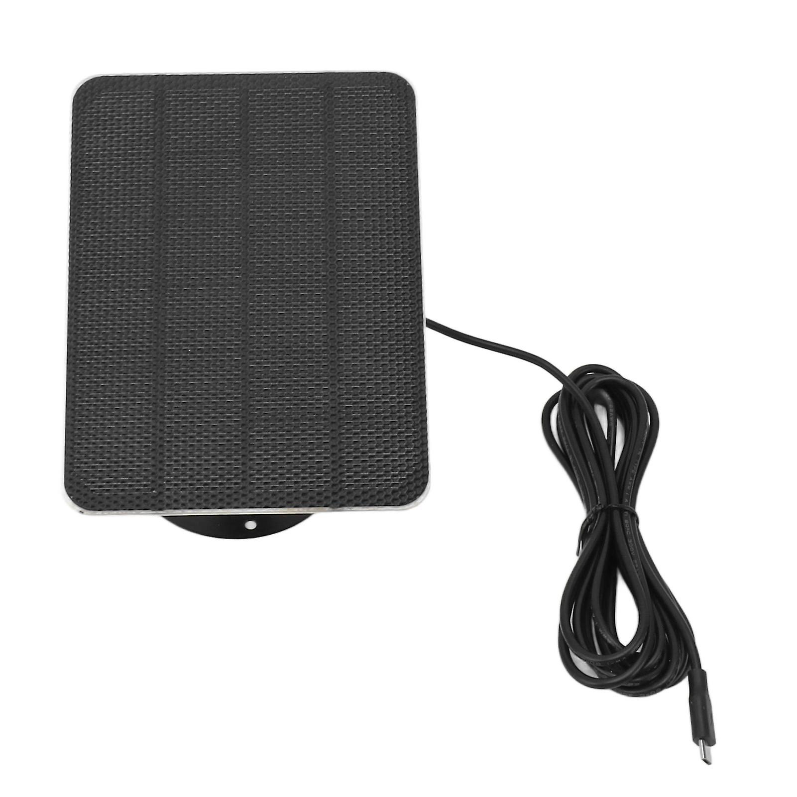 5W Solar Panel Solar Cell Wall Mount with Bracket 3m Phone Charger Cable Soalr Power System for Home Security Camera