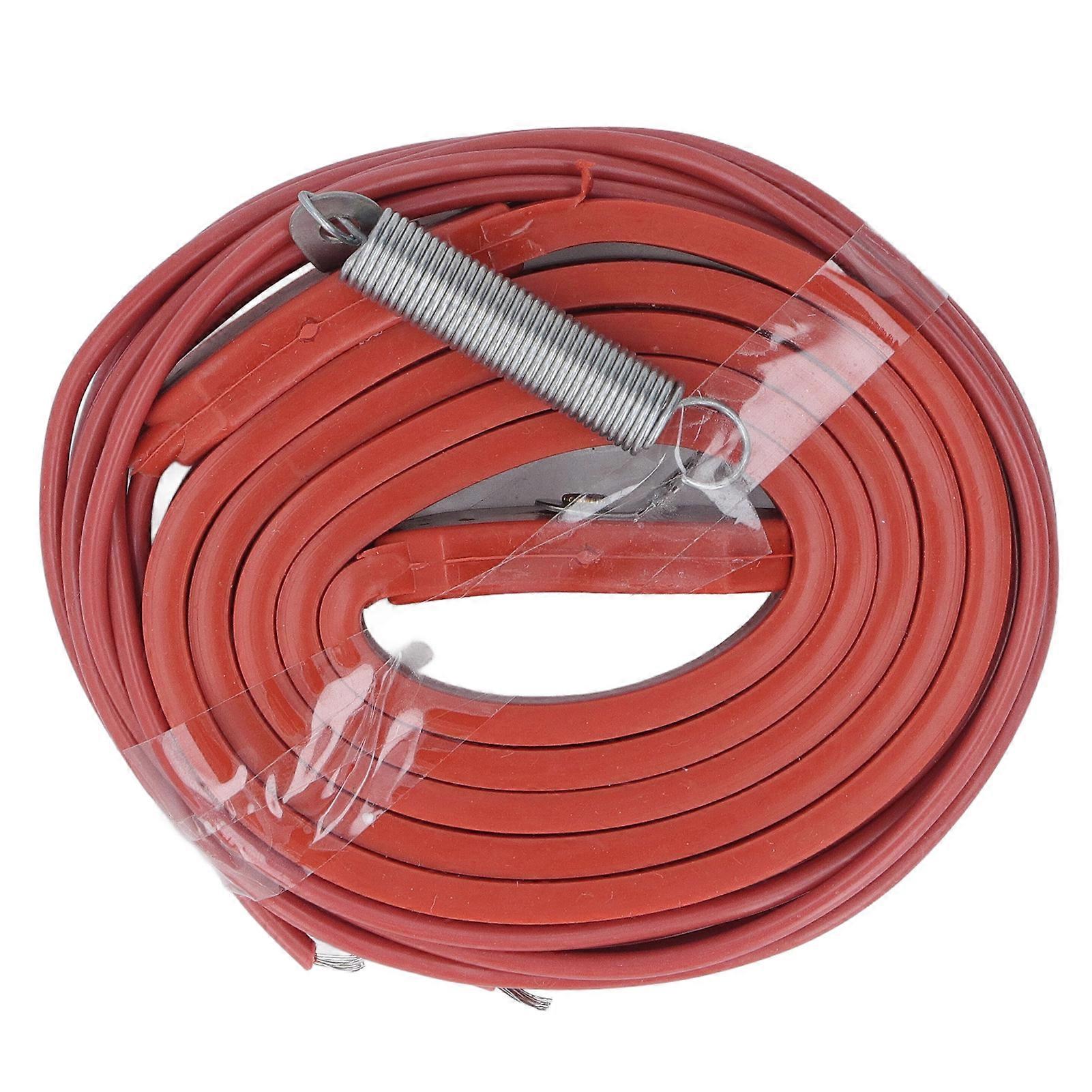 Uadme Heating Cable, AC220V 60W Water Pipe Heating Cable Self Regulating Insulation Heater Tape for Air Conditioning Compressor